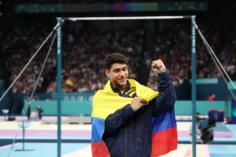 Ángel Barajas, el primer colombiano que obtiene una medalla olímpica en París 2024. Ángel Barajas, el primer colombiano que obtiene una medalla olímpica en París 2024.