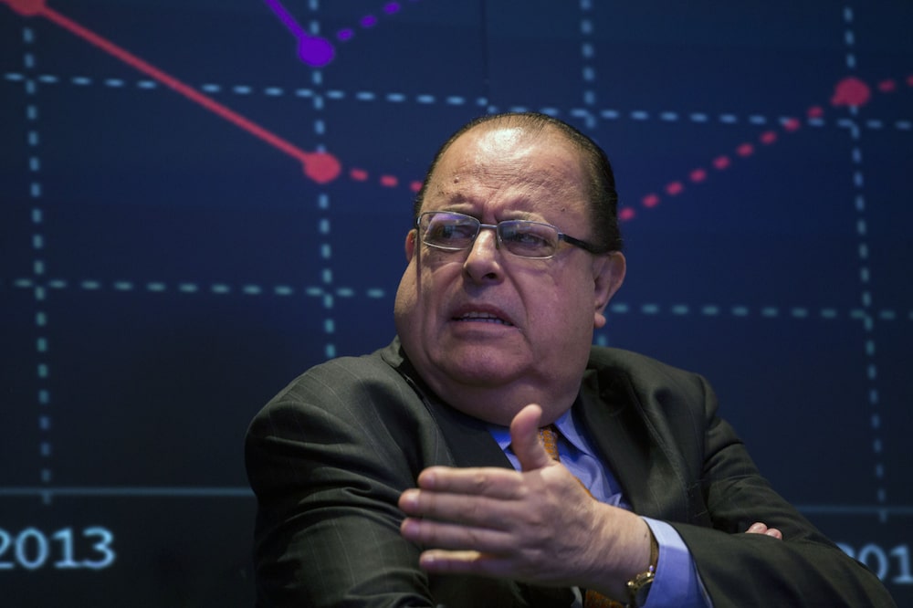 Julio Velarde, presidente del Banco Central de Reserva del Perú, habla en la Cumbre Monetaria de las Américas de Bloomberg en Nueva York, Estados Unidos, el lunes 20 de abril de 2015. Julio Velarde, presidente del Banco Central de Reserva del Perú, habla en la Cumbre Monetaria de las Américas de Bloomberg en Nueva York, Estados Unidos, el lunes 20 de abril de 2015.