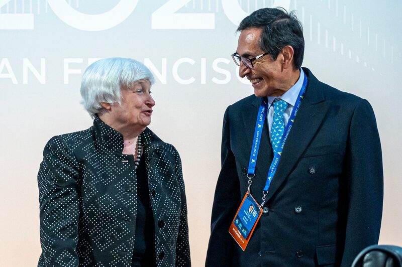 Janet Yellen y Rogelio Ramírez de la O Janet Yellen y Rogelio Ramírez de la O