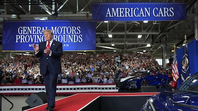Trump defiende sus aranceles ante trabajadores de GM de cara a las elecciones de mitad de mandato Trump defiende sus aranceles ante trabajadores de GM de cara a las elecciones de mitad de mandato