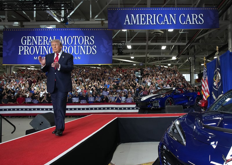 President Trump Visits Michigan To Boost U.S. Auto Industry President Trump Visits Michigan To Boost U.S. Auto Industry