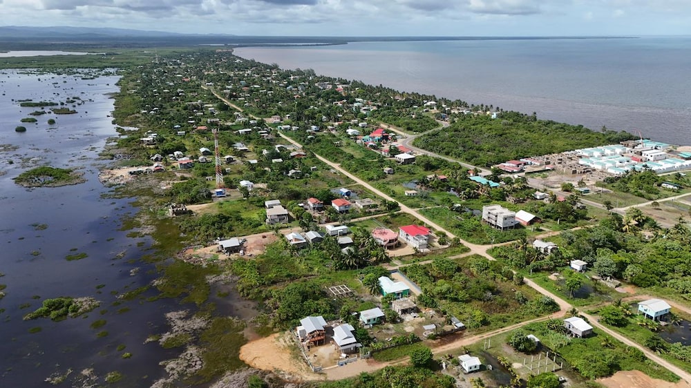 Vista de Hopkins, en Belice, el 16 de septiembre de 2025. Vista de Hopkins, en Belice, el 16 de septiembre de 2025.