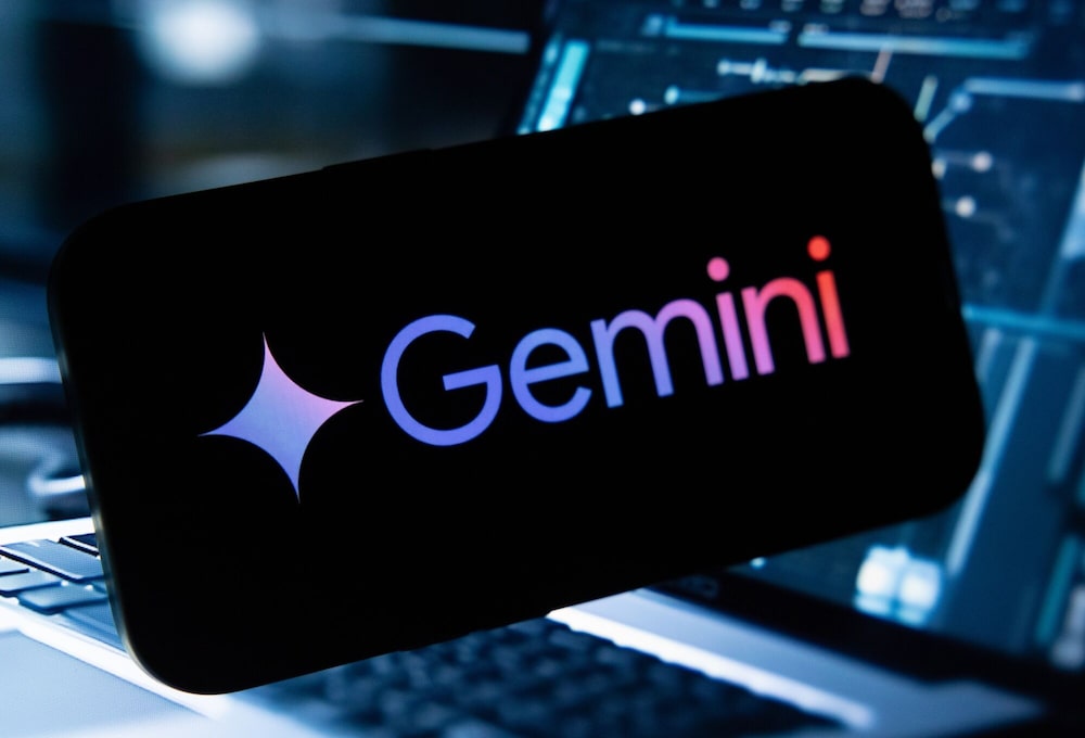 The Google Gemini AI logo Photographer: Andrey Rudakov/Bloomberg The Google Gemini AI logo Photographer: Andrey Rudakov/Bloomberg