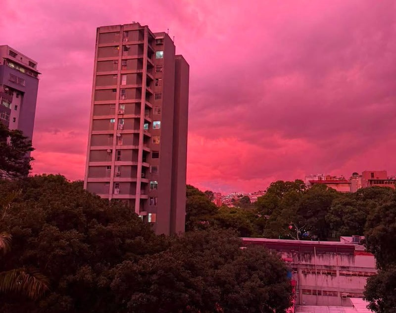 El cielo de Caracas, el 30 de junio de 2026. El cielo de Caracas, el 30 de junio de 2026.