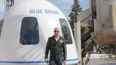 Blue Origin, de Bezos, pretende reiniciar lançamentos espaciais na próxima semana Blue Origin, de Bezos, pretende reiniciar lançamentos espaciais na próxima semana
