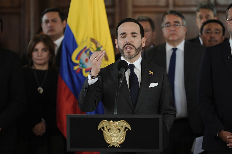 President De La Espriella Holds Press Conference In Earthquake Aftermath President De La Espriella Holds Press Conference In Earthquake Aftermath