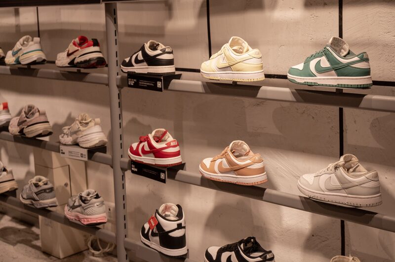 A display of sports shoes for sale at a Nike Inc. sportswear store on Istiklal Street in Istanbul, Turkey, on Monday, Aug. 12, 2024. Nike Inc. suspended online sales in Turkey via its website and mobile app, days after an increase in customs taxes levied by Turkey on online purchases from abroad. Photographer: Nicole Tung/Bloomberg A display of sports shoes for sale at a Nike Inc. sportswear store on Istiklal Street in Istanbul, Turkey, on Monday, Aug. 12, 2024. Nike Inc. suspended online sales in Turkey via its website and mobile app, days after an increase in customs taxes levied by Turkey on online purchases from abroad. Photographer: Nicole Tung/Bloomberg