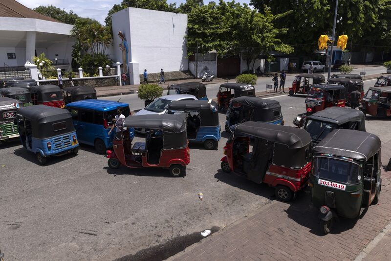 Imagen de una protesta en Sri Lanka Imagen de una protesta en Sri Lanka