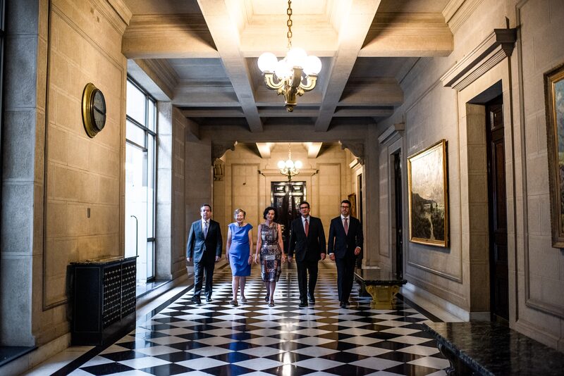 Los consejeros del Banco Central de Chile, a la espera de la decisión sobre los tipos de interés Los consejeros del Banco Central de Chile, a la espera de la decisión sobre los tipos de interés