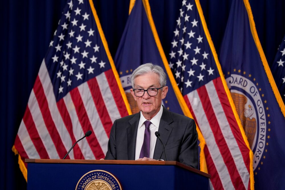 Jerome Powell, presidente de la Reserva Federal estadounidense. Fotógrafo: Al Drago/Bloomberg Jerome Powell, presidente de la Reserva Federal estadounidense. Fotógrafo: Al Drago/Bloomberg