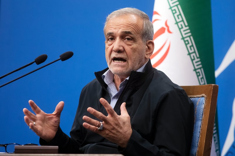 Iranian President Masoud Pezeshkian Iranian President Masoud Pezeshkian