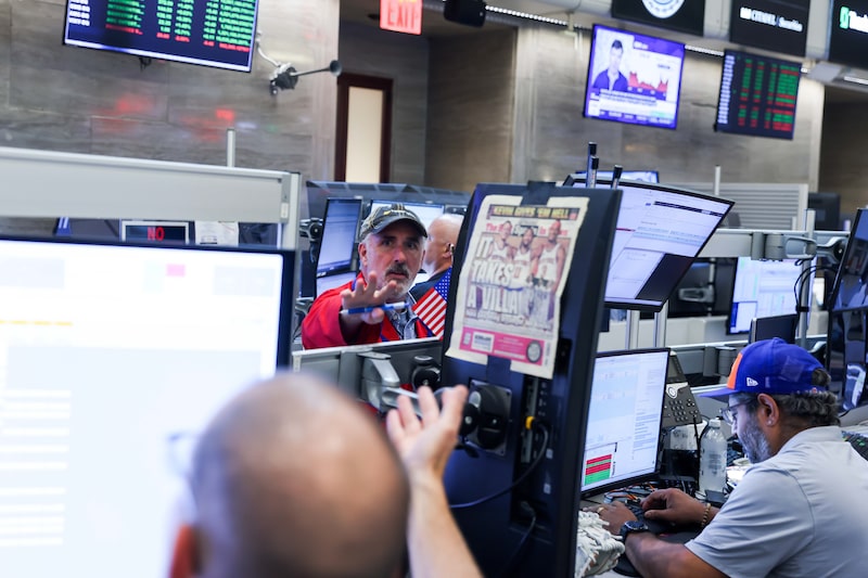 Traders work on the floor of the American Stock Exchange (AMEX) at the New York Stock Exchange (NYSE) in New York, US, on Tuesday, July 14, 2026. A cooler-than-estimated inflation reading spurred gains in both stocks and bonds, easing concern about imminent Federal Reserve interest-rate hikes amid a resurgence in oil prices. Photographer: Michael Nagle/Bloomberg Traders work on the floor of the American Stock Exchange (AMEX) at the New York Stock Exchange (NYSE) in New York, US, on Tuesday, July 14, 2026. A cooler-than-estimated inflation reading spurred gains in both stocks and bonds, easing concern about imminent Federal Reserve interest-rate hikes amid a resurgence in oil prices. Photographer: Michael Nagle/Bloomberg