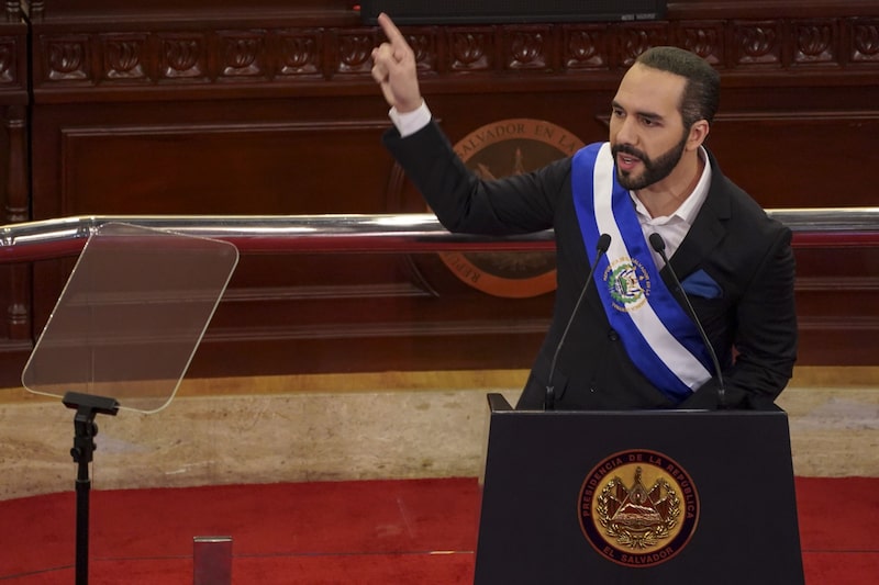 El presidente de El Salvador, Nayib Bukele, presenta su rendición de cuentas por el tercer año de su gestión, ante la Asamblea Legislativa. El presidente de El Salvador, Nayib Bukele, presenta su rendición de cuentas por el tercer año de su gestión, ante la Asamblea Legislativa.