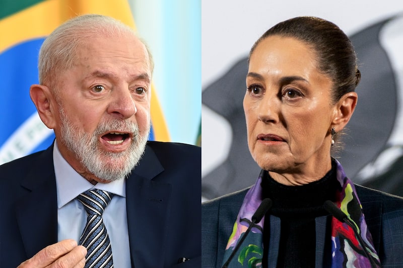 Luiz Inácio Lula da Silva and Claudia Sheinbaum Luiz Inácio Lula da Silva and Claudia Sheinbaum