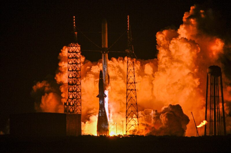 O foguete New Glenn da Blue Origin decola em janeiro (Foto: Miguel J. Rodriguez Carrillo/Getty Images) O foguete New Glenn da Blue Origin decola em janeiro (Foto: Miguel J. Rodriguez Carrillo/Getty Images)