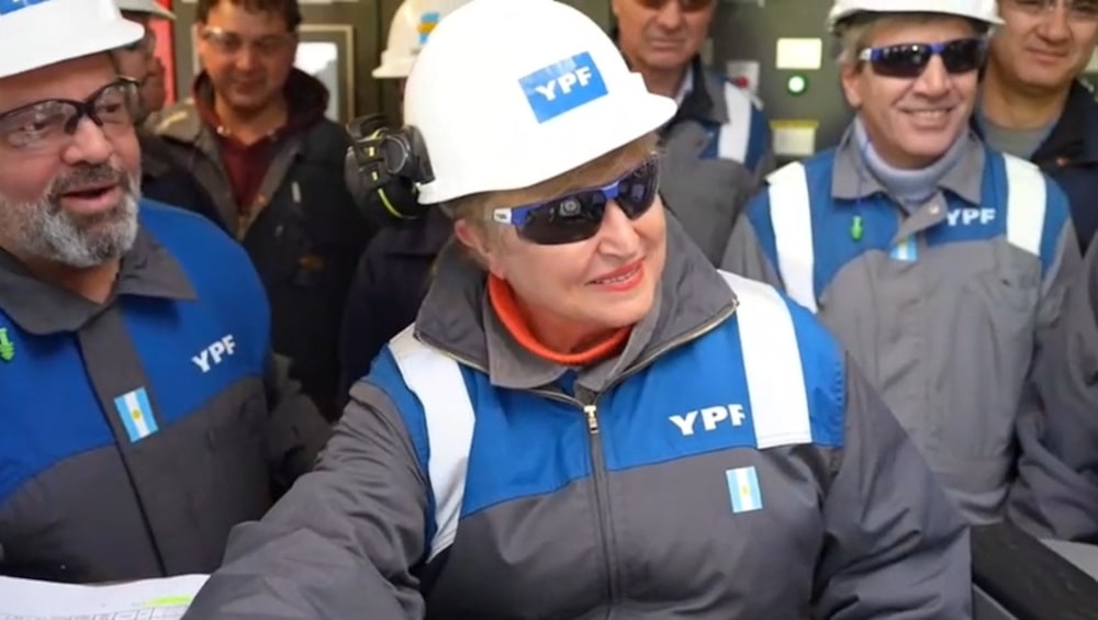 Kristalina Georgieva en YPF Kristalina Georgieva en YPF