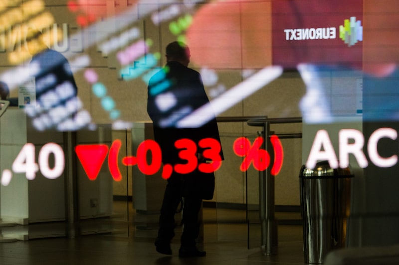 The Euronext NV stock exchange in Paris. The Euronext NV stock exchange in Paris.