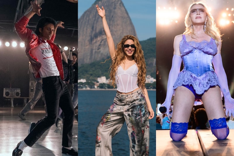 Shakira, Michael Jackson e Madonna Shakira, Michael Jackson e Madonna