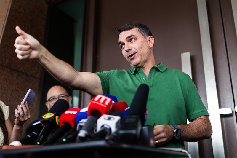 Flavio Bolsonaro.
Foto: Arthur Menescal/Bloomberg. Flavio Bolsonaro.
Foto: Arthur Menescal/Bloomberg.