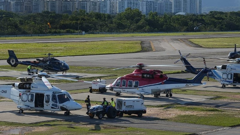 Rio supera São Paulo em tráfego de helicópteros. E o petróleo explica a virada Rio supera São Paulo em tráfego de helicópteros. E o petróleo explica a virada