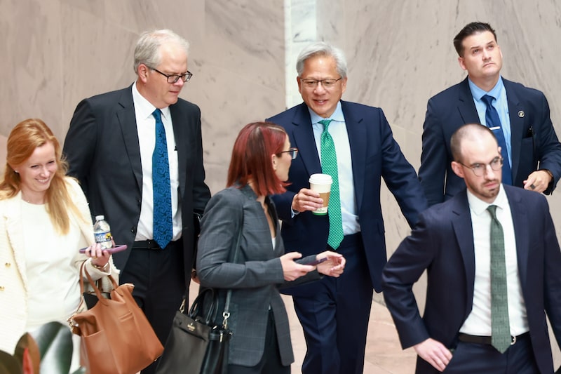 Nvidia CEO Jensen Huang Meets Lawmakers On Capitol Hill Nvidia CEO Jensen Huang Meets Lawmakers On Capitol Hill