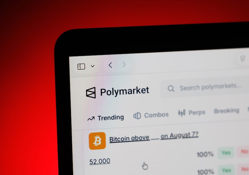 El sitio web de la plataforma de predicción de mercados Polymarket. Fotógrafo: Andrey Rudakov/Bloomberg. El sitio web de la plataforma de predicción de mercados Polymarket. Fotógrafo: Andrey Rudakov/Bloomberg.