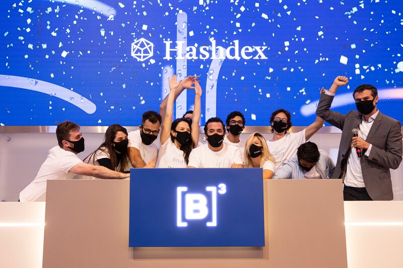 Equipe da Hashdex durante lançamento de ETF na B3 no início do mês Equipe da Hashdex durante lançamento de ETF na B3 no início do mês