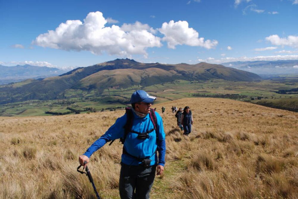En el Pasochoa se puede practicar senderismo. En el Pasochoa se puede practicar senderismo.