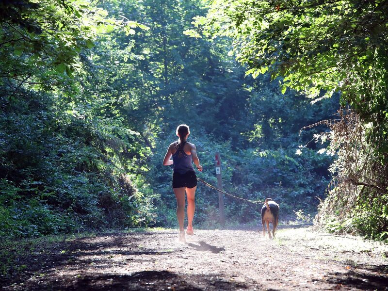 Corredora al aire libre Corredora al aire libre