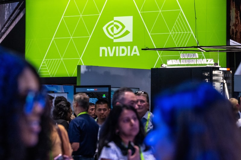 Carteles de Nvidia en la conferencia Nvidia GTC en San José, California. Fotógrafo: David Paul Morris/Bloomberg. Carteles de Nvidia en la conferencia Nvidia GTC en San José, California. Fotógrafo: David Paul Morris/Bloomberg.