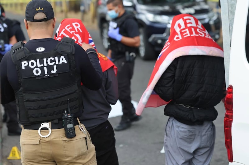 Operativo del Organismo de Investigación Judicial OIJ y presencia de la Fuerza Pública de Costa Rica, en el distrito de San Sebastián, el 25 de febrero de 2026. Operativo del Organismo de Investigación Judicial OIJ y presencia de la Fuerza Pública de Costa Rica, en el distrito de San Sebastián, el 25 de febrero de 2026.