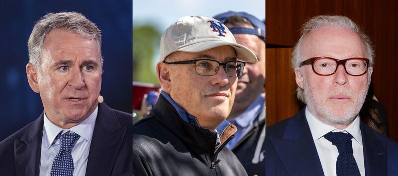 Da esquerda para a direita, Ken Griffin (Citadel), Steve Cohen (Point72) e Izzy Englander (Millennium) Da esquerda para a direita, Ken Griffin (Citadel), Steve Cohen (Point72) e Izzy Englander (Millennium)