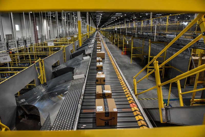 Un centro de Amazon Fulfillment en Robbinsville, Nueva Jersey. Fotógrafa: Stephanie Keith/Bloomberg Un centro de Amazon Fulfillment en Robbinsville, Nueva Jersey. Fotógrafa: Stephanie Keith/Bloomberg
