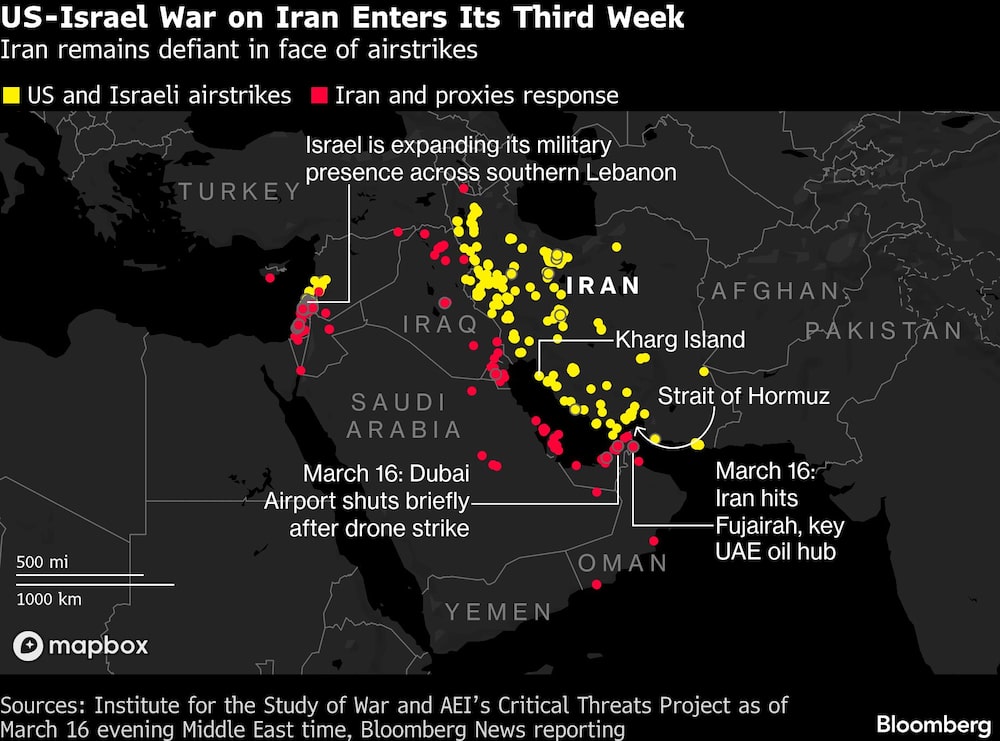 US-Israel War on Iran Enters Its Third Week | Iran remains defiant in face of airstrikes US-Israel War on Iran Enters Its Third Week | Iran remains defiant in face of airstrikes