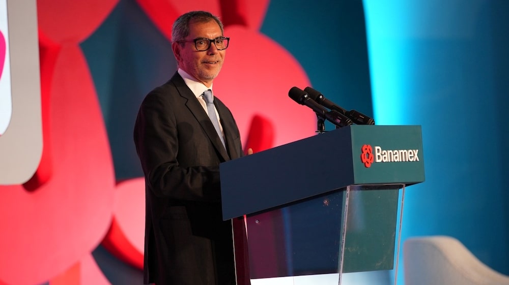 El subsecretario de Hacienda de México, Edgar Amador, durante la 33 Reunión Plenaria de Consejos Consultivos de Banamex, 6 de marzo de 2025 El subsecretario de Hacienda de México, Edgar Amador, durante la 33 Reunión Plenaria de Consejos Consultivos de Banamex, 6 de marzo de 2025