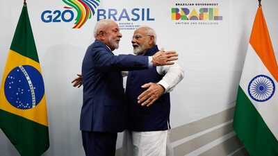 Lula recebe Modi para destravar comércio com a Índia e mira gergelim, etanol e avião Lula recebe Modi para destravar comércio com a Índia e mira gergelim, etanol e avião