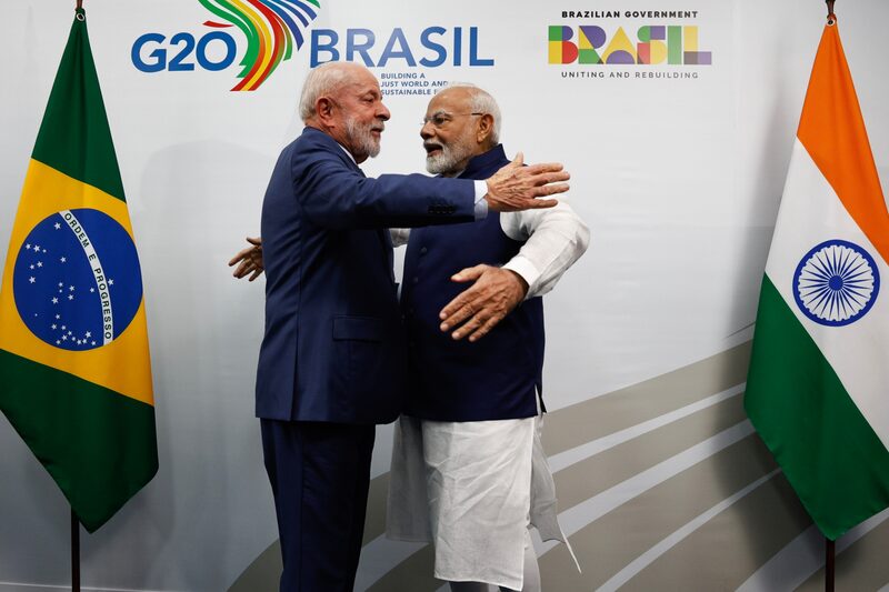 Apesar de ambas as nações integrarem o grupo Brics e serem aliadas naturais em áreas como a redução da pobreza e produção de biocombustíveis, a Índia ocupa um lugar bem aquém na lista de parceiros comerciais do Brasil Apesar de ambas as nações integrarem o grupo Brics e serem aliadas naturais em áreas como a redução da pobreza e produção de biocombustíveis, a Índia ocupa um lugar bem aquém na lista de parceiros comerciais do Brasil