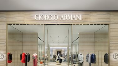 Giorgio Armani reabre no Shopping Cidade Jardim com peças de até R$ 1 milhão Giorgio Armani reabre no Shopping Cidade Jardim com peças de até R$ 1 milhão
