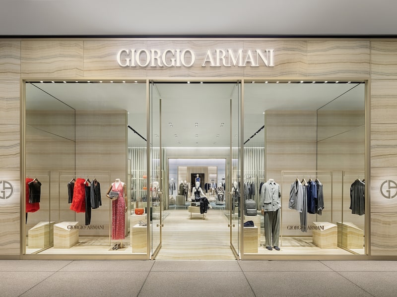 Loja reinaugurada de Giorgio Armani no Shopping Cidade Jardim, em São Paulo Loja reinaugurada de Giorgio Armani no Shopping Cidade Jardim, em São Paulo