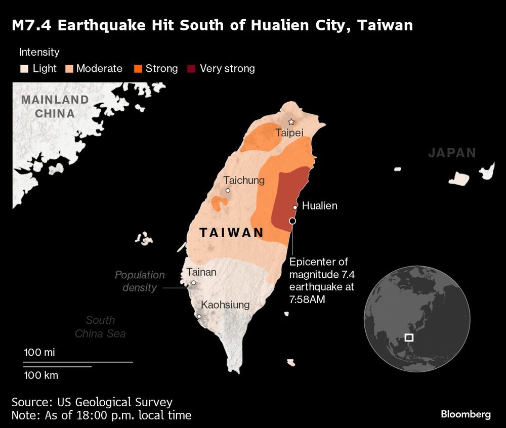 M7.4 Earthquake Hit South of Hualien City, Taiwan | M7.4 Earthquake Hit South of Hualien City, Taiwan |