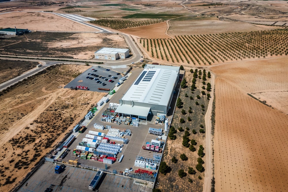 The Calvera Hydrogen SA plant in Zaragoza, Spain. The Calvera Hydrogen SA plant in Zaragoza, Spain.