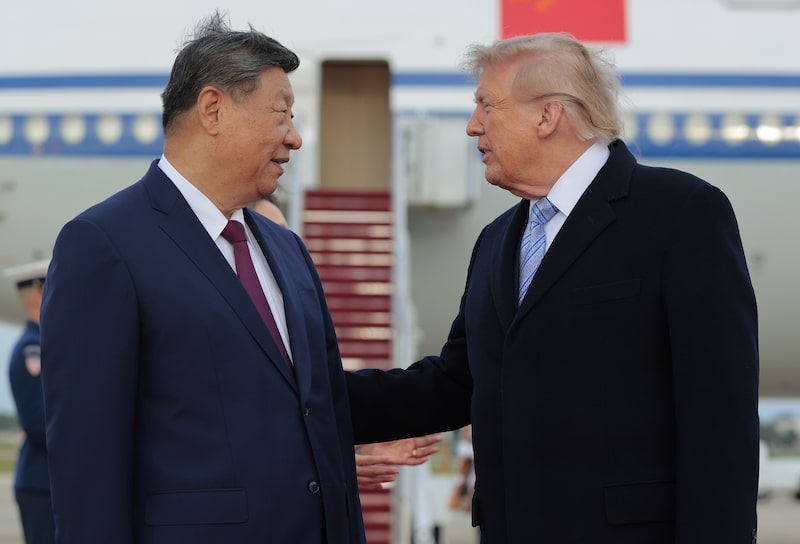 President Trump Welcomes China's President Xi At Joint Base Andrews President Trump Welcomes China's President Xi At Joint Base Andrews