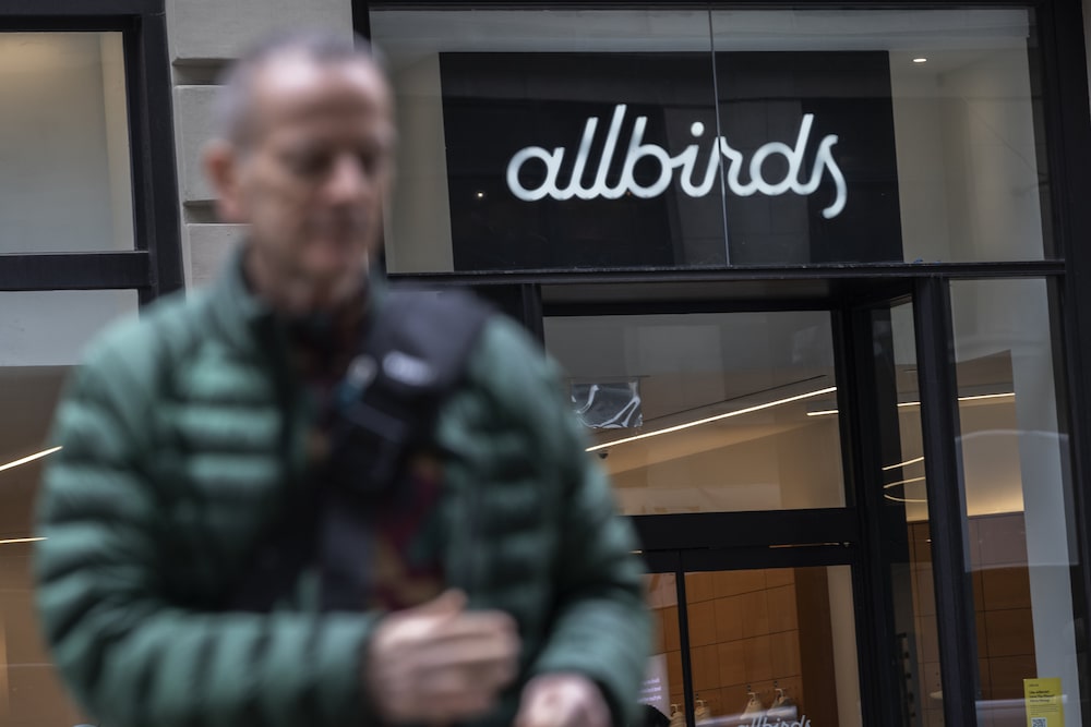 An Allbirds store on Fifth Avenue in New York, US, on Wednesday, May 4, 2023. Allbirds Inc. is scheduled to release earnings figures on May 9. Photographer: Victor J. Blue/Bloomberg An Allbirds store on Fifth Avenue in New York, US, on Wednesday, May 4, 2023. Allbirds Inc. is scheduled to release earnings figures on May 9. Photographer: Victor J. Blue/Bloomberg