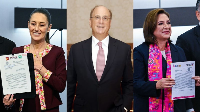 Claudia Sheinbaum y Xóchitl Gálvez se reúnen con Larry Fink, CEO de BlackRock Claudia Sheinbaum y Xóchitl Gálvez se reúnen con Larry Fink, CEO de BlackRock