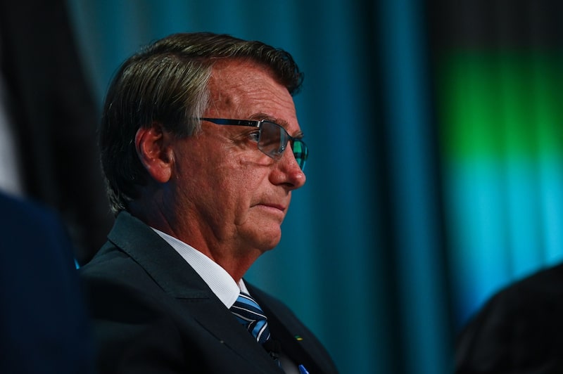 Jair Bolsonaro announced his government will pay an extra stipend for women benefiting from his social program in 2023 if he is elected for another four-year term. Jair Bolsonaro announced his government will pay an extra stipend for women benefiting from his social program in 2023 if he is elected for another four-year term.