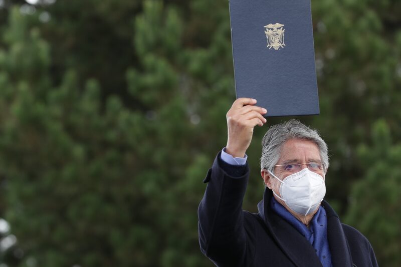 El presidente Guillermo Lasso durante una visita a Cotopaxi, centro andino del país. El presidente Guillermo Lasso durante una visita a Cotopaxi, centro andino del país.