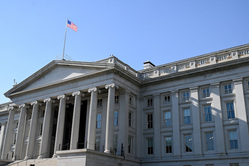 El Departamento del Tesoro de EE.UU. en Washington, D.C. Foto: Matt McClain/Bloomberg El Departamento del Tesoro de EE.UU. en Washington, D.C. Foto: Matt McClain/Bloomberg