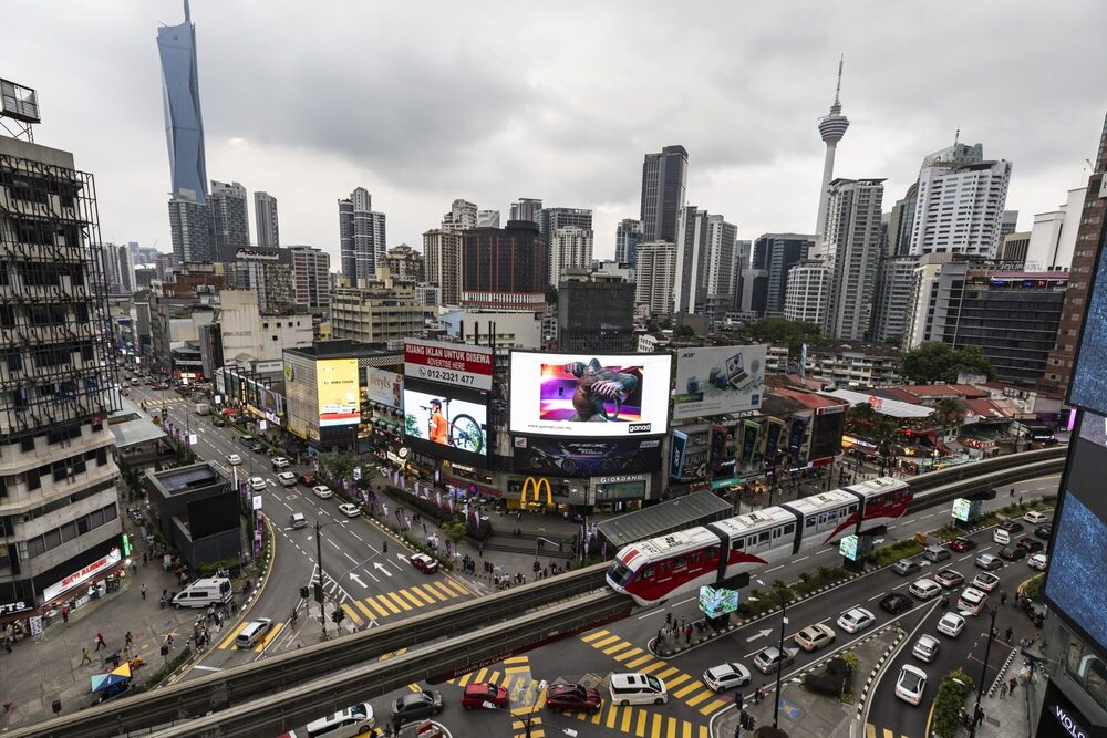 A Rapid KL train travels along an elevated track in Bukit Bintang area in Kuala Lumpur, Malaysia on Sunday, Jan. 14. 2024. Malaysia is scheduled to release it's annual gross domestic product (GDP) figures on Jan. 19. A Rapid KL train travels along an elevated track in Bukit Bintang area in Kuala Lumpur, Malaysia on Sunday, Jan. 14. 2024. Malaysia is scheduled to release it's annual gross domestic product (GDP) figures on Jan. 19.