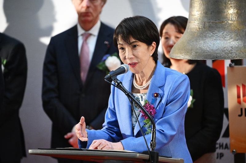 La primera ministra, Sanae Takaichi.
Fotógrafo: Akio Kon/Bloomberg La primera ministra, Sanae Takaichi.
Fotógrafo: Akio Kon/Bloomberg