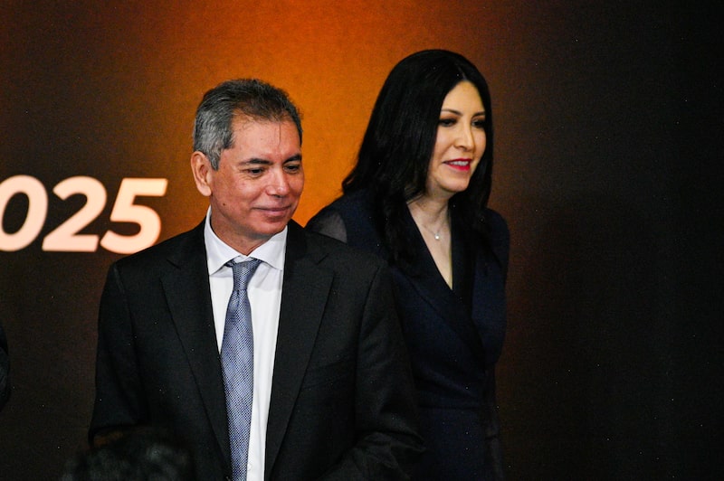Edgar Amador Zamora, durante el evento conmemorativo de los 100 años de la fundación de Banxico, en Ciudad de México el 25 de agosto de 2025. Edgar Amador Zamora, durante el evento conmemorativo de los 100 años de la fundación de Banxico, en Ciudad de México el 25 de agosto de 2025.